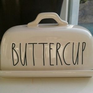 Rae Dunn Buttercup Butter Dish LL / NEW / HTF